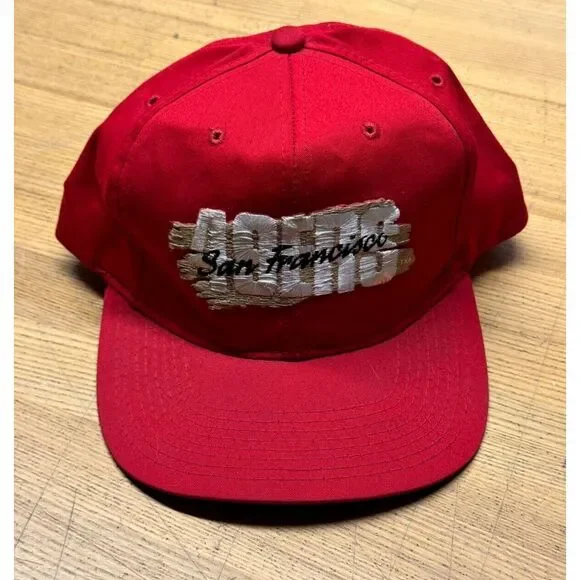 Vintage San Francisco 49ers Hat Snapback Pro Model New Era Splash Spellout - Picture 2 of 10